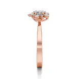 Pierścionek z różowego złota z diamentami AJPZ_140